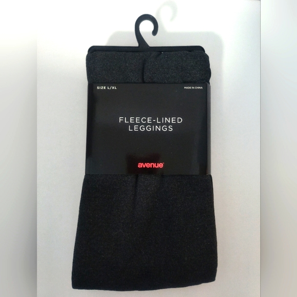 [5x$20] New Heather Gray / Footless Lined Leggings / Size L-XL - Picture 1 of 4
